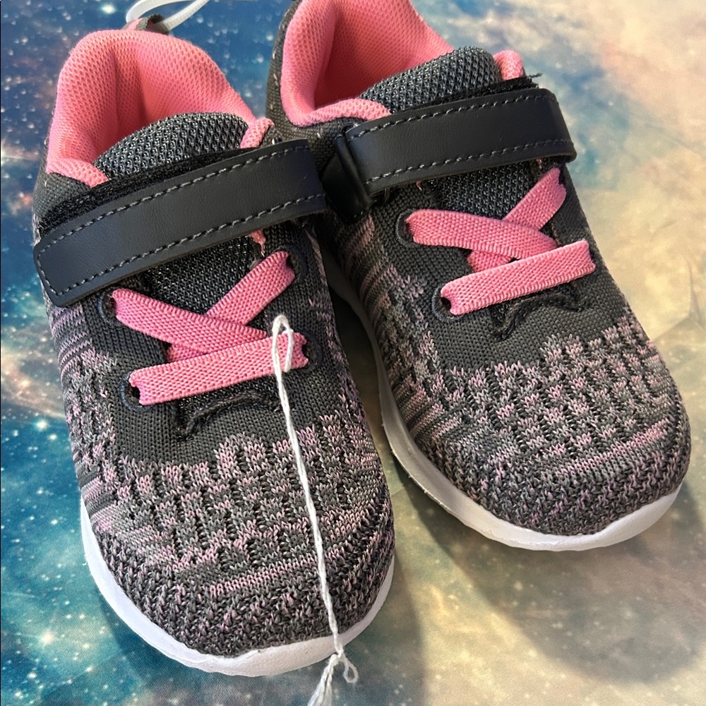 Kids Coodo  Pink and Gray Sneakers size 9